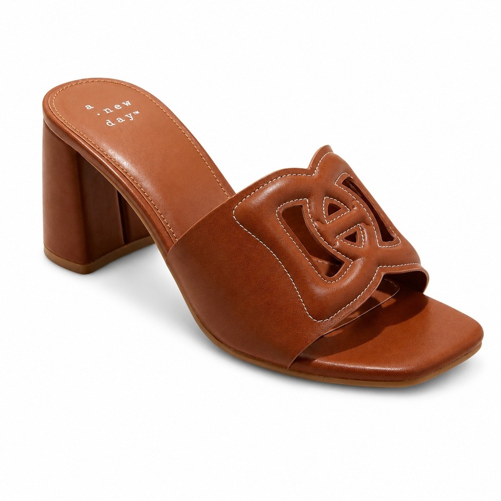 Women's Heels by A New Day Arden Cognac Size 8 New With Tags